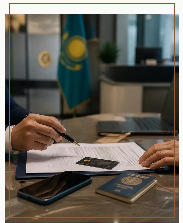 Открытие счета и банковской карты в Казахстане в Похвистневе
